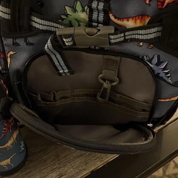 ONLY (2)items: POTTERY BARN  Mackenzie Dino Back Pack; NEW Thermos NEW LUNCH Box - Picture 5 of 8